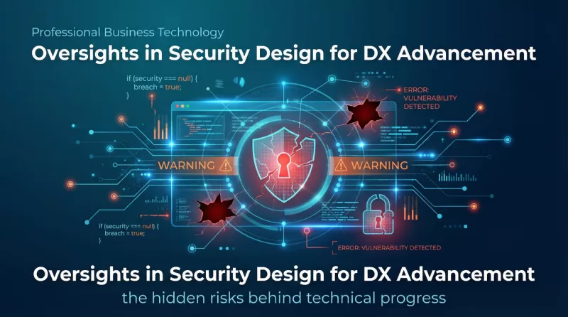 DX推進や開発で起きがちな“セキュリティ設計の抜け漏れ”。現場で発生するリスクを解説