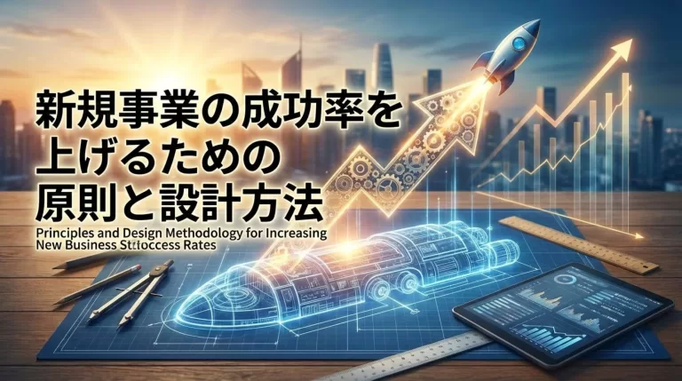 新規事業の成功率は10%未満？新規事業の成功率を上げるための原則と設計方法