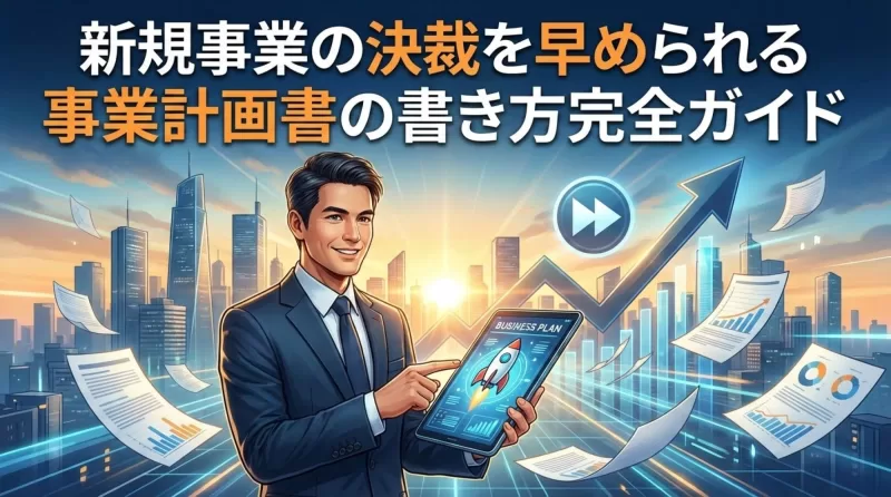 新規事業の決裁を早められる事業計画書の書き方完全ガイド